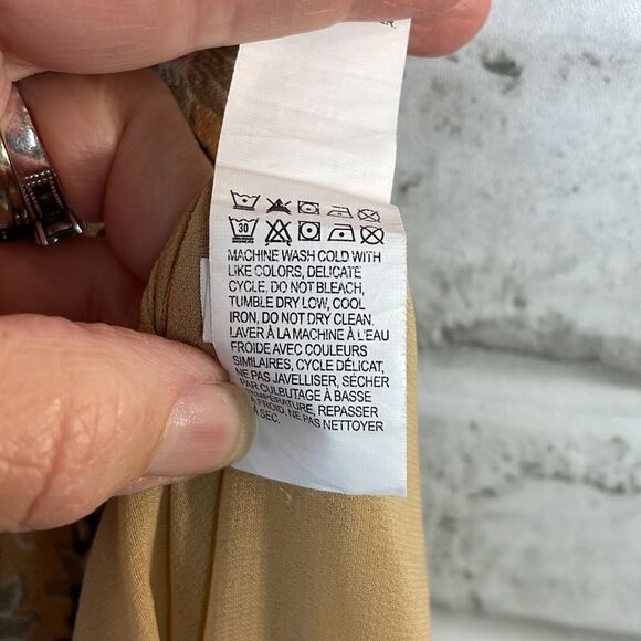 Lucky Brand Size XS Maxi Dress Boho Floral Print - Picture 9 of 11